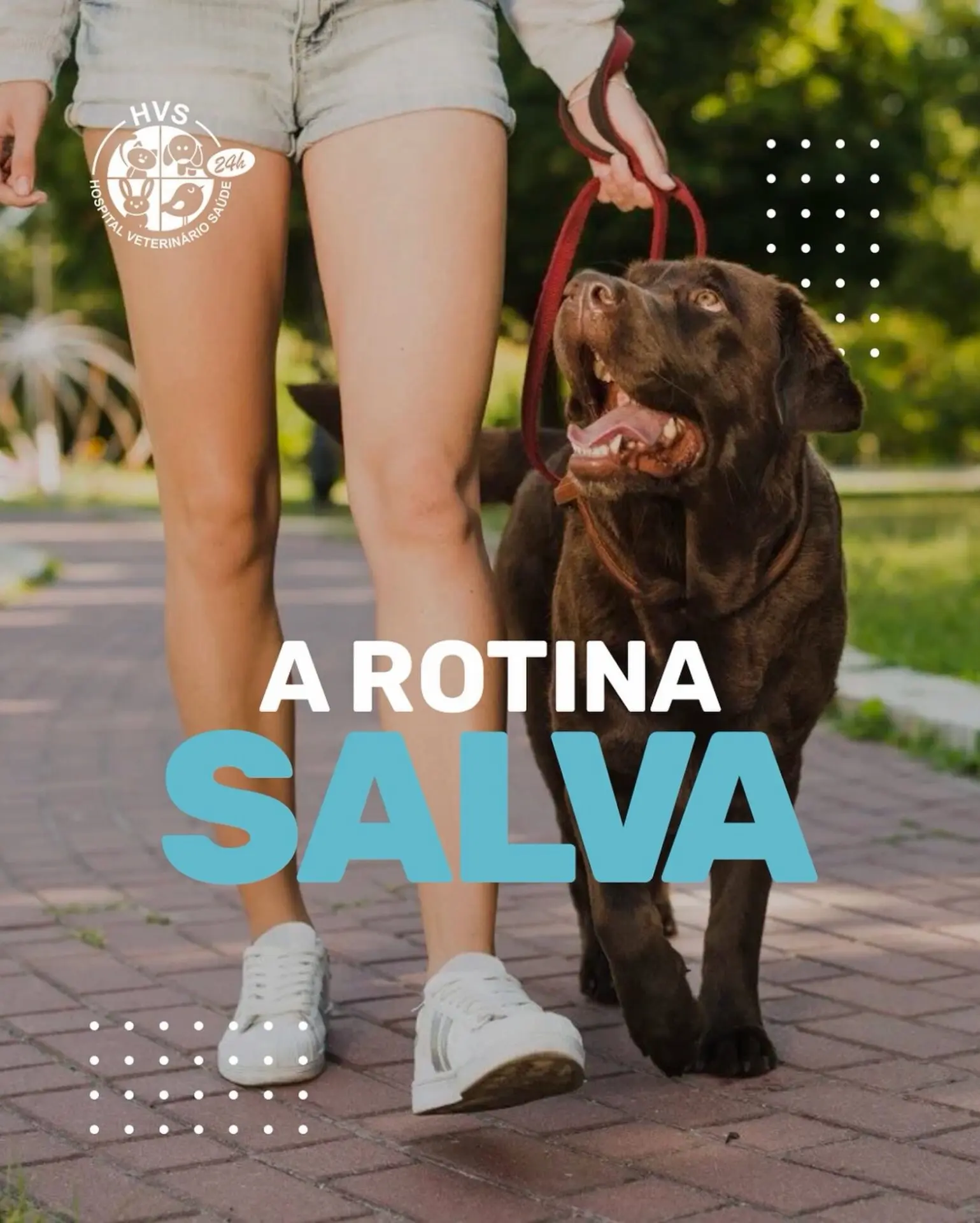 Horário de comer, de passear, de brincar e de descansar.
Pra você pode parecer simples… mas pro seu pet, é tudo.

🐾 Rotina é segurança. É estabilidade emocional.

📲 Organize a rotina dele e sempre que precisar, conte com a gente!

#PetComRotina #CuidadoDiário #HospitalVeterinarioSaude #VeterináriaComAmor