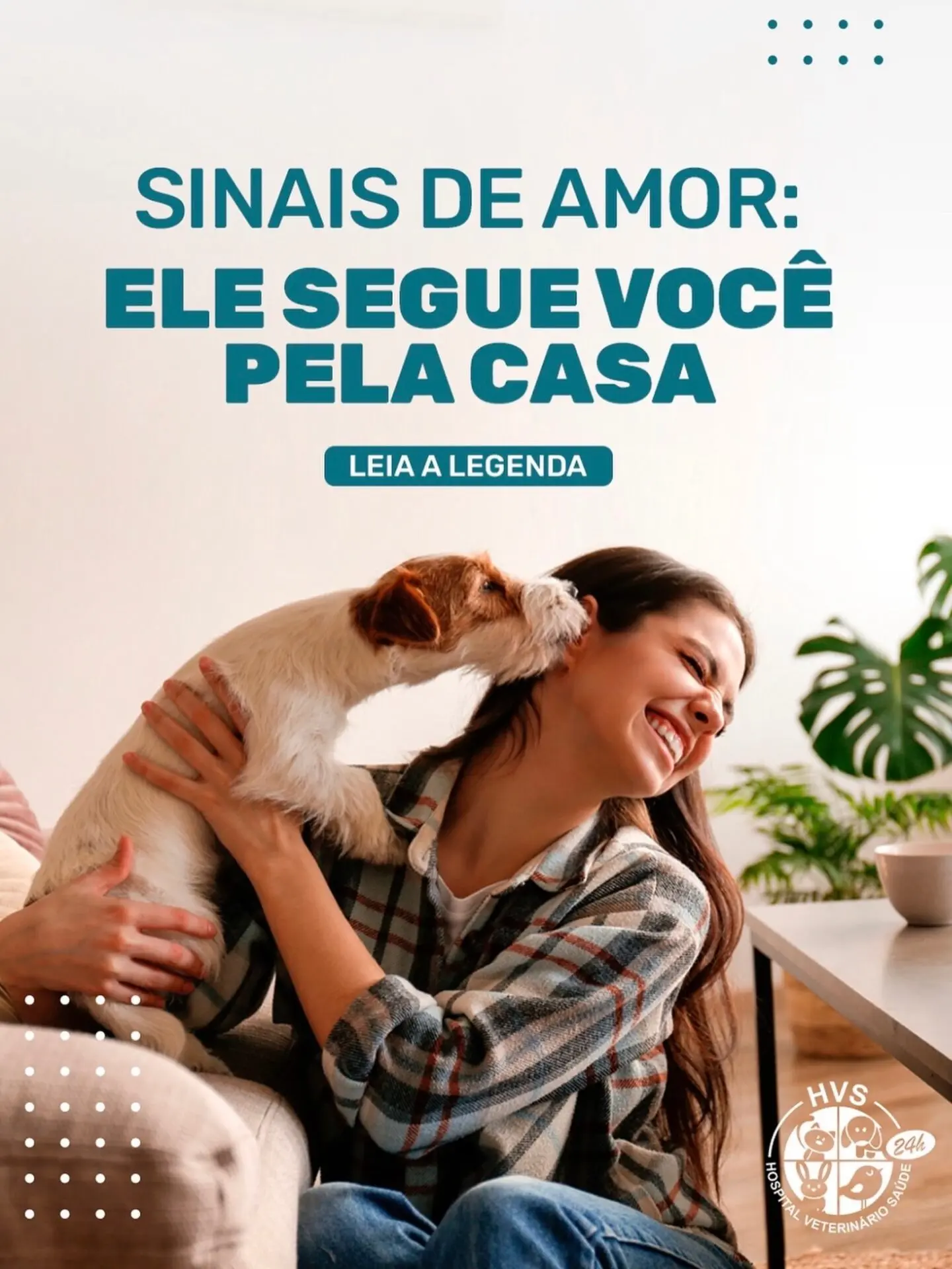 Ele não é carente.
Ele é seu fã.
🐶🐱 A melhor parte do dia dele é quando você está por perto.
Reforce esse laço com cuidado, saúde e presença.
📲 Estamos aqui por vocês dois!
#PetFã #AmorAnimal #HospitalVeterinarioSaude #VeterináriaSP #PetÉFamília