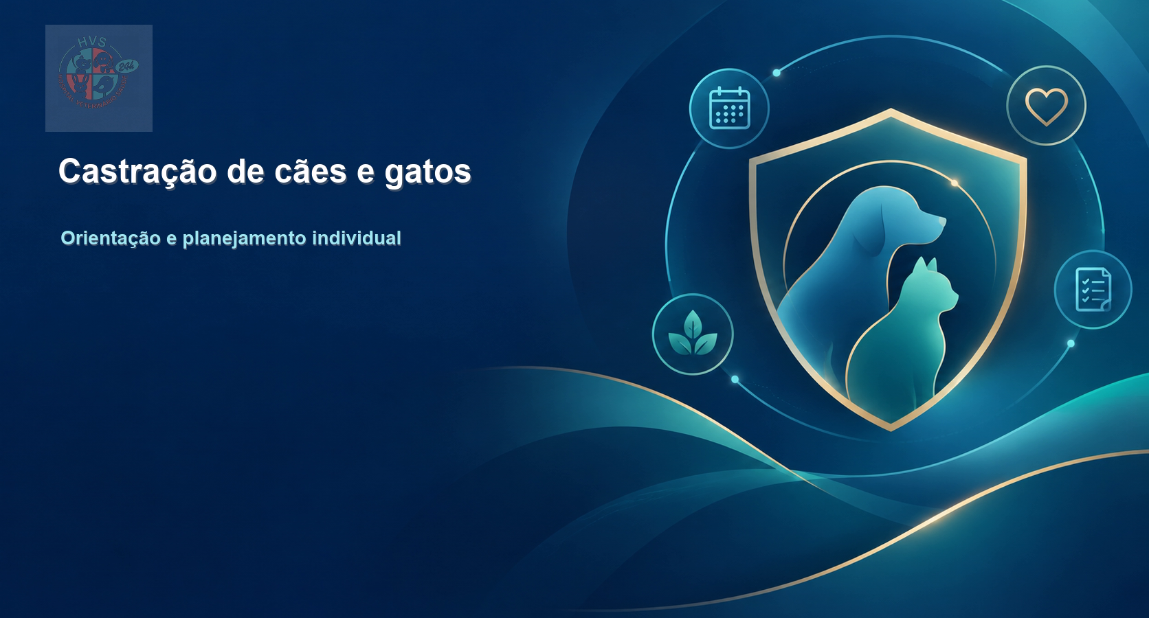 Card institucional: Castração de cães e gatos — orientação e planejamento individual