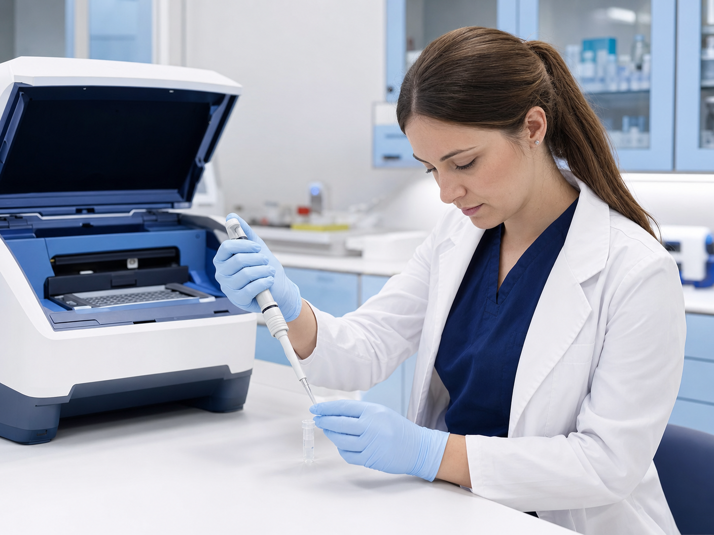 Biologia molecular e sorologia veterinária em laboratório